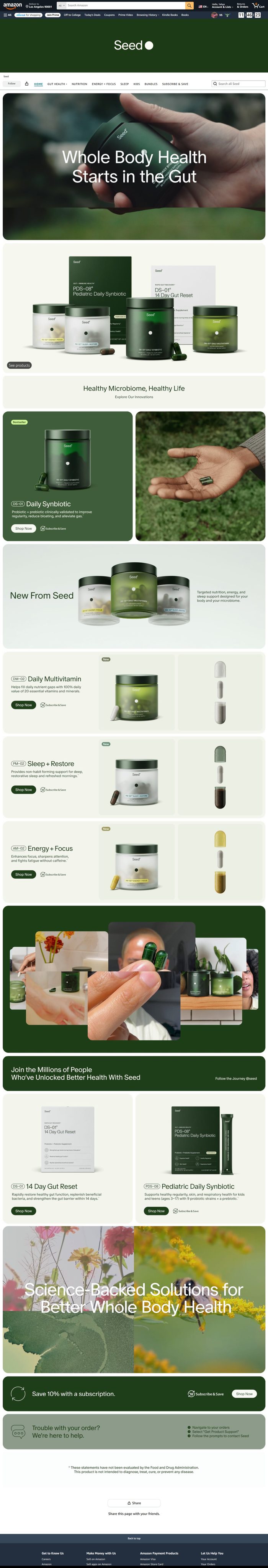 Seed storefront